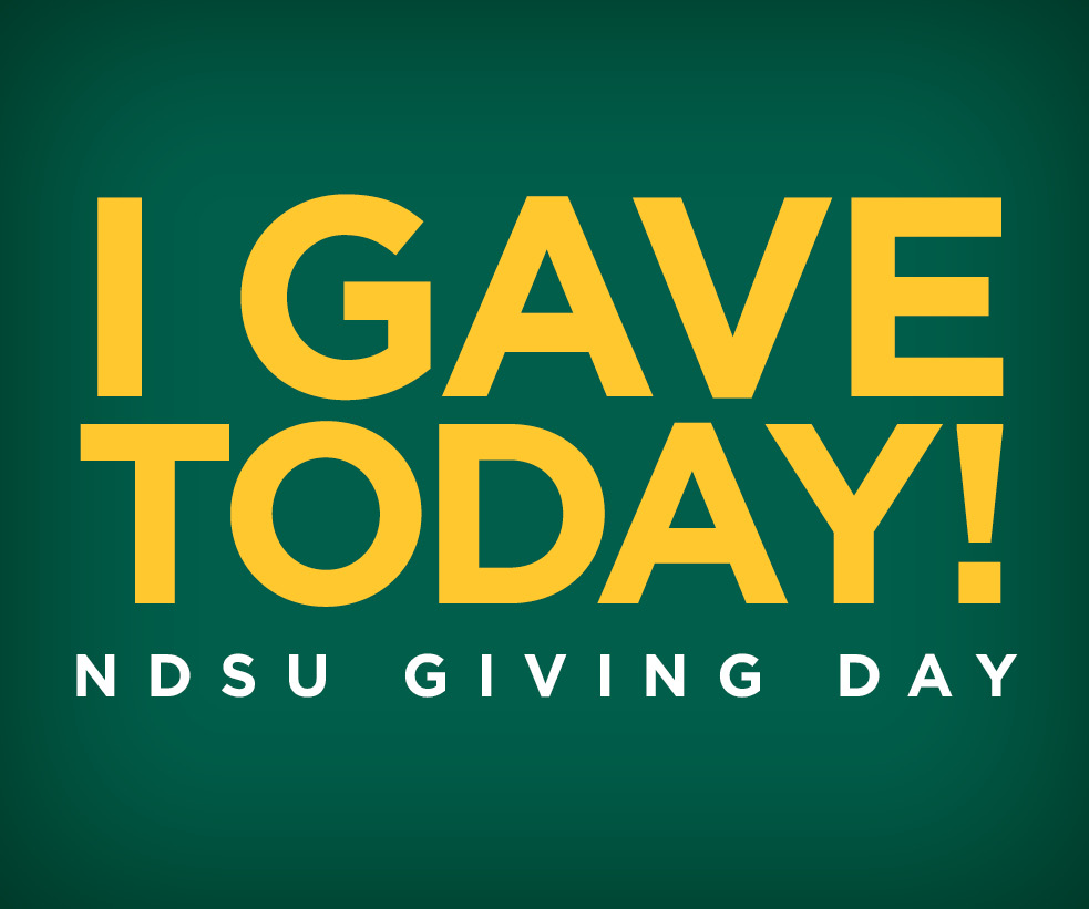 I Gave Today! | NDSU Giving Day