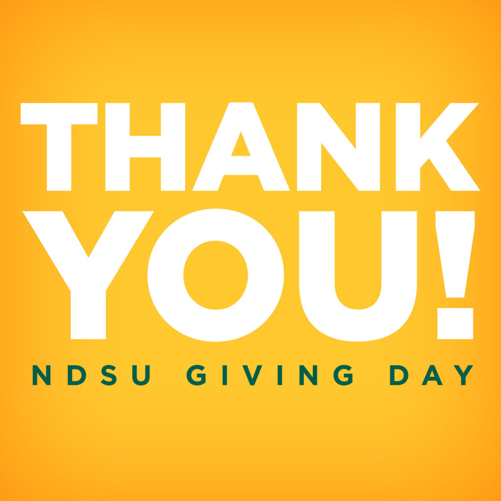 Thank You! | NDSU Giving Day