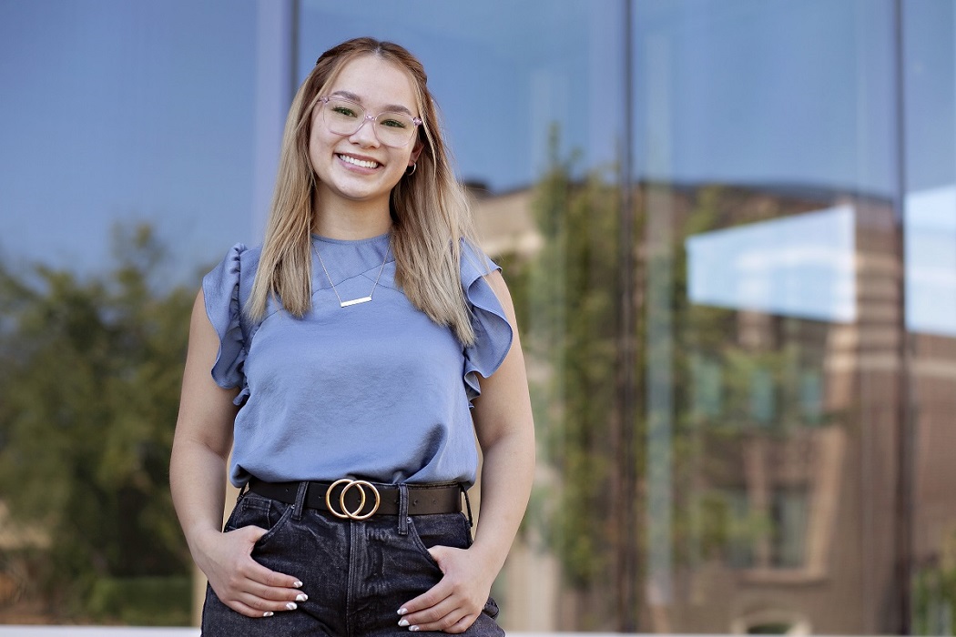 As a scholarship recipient, Sierra Nguyen ’23 is able to take advantage of every opportunity that will help her become the doctor she aspires to be.