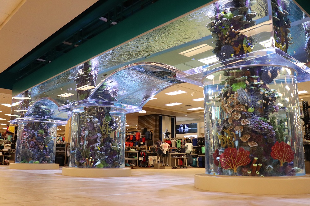 Aquarium at the Scheels store - The Colony, TX - 2020