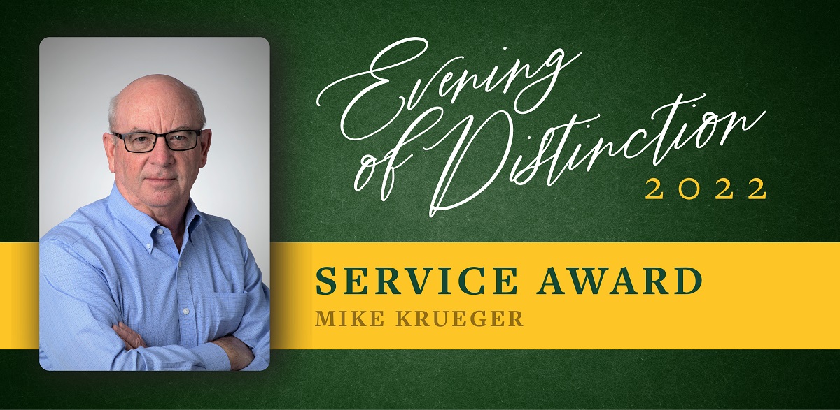 Service Award | Mike Krueger | Evening of Distinction 2022 | NDSU Foundation