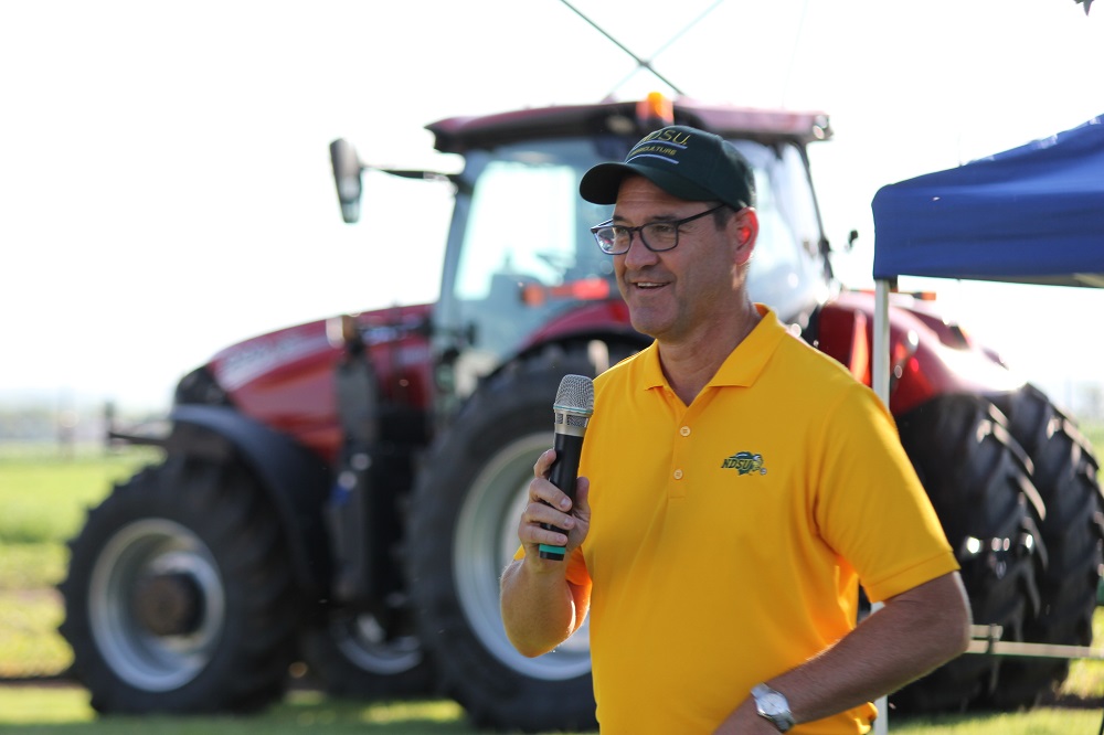 President Cook had the opportunity to share a few words about NDSU’s future in collaborating with the state of North Dakota during the tour.