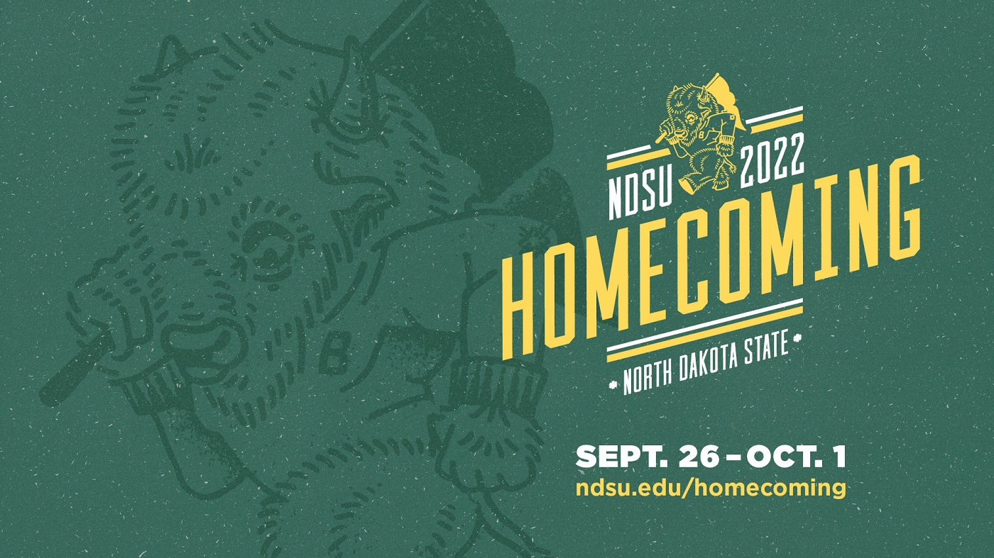 NDSU Homecoming 2022 | September 26 - October 1 | ndsu.edu/homecoming