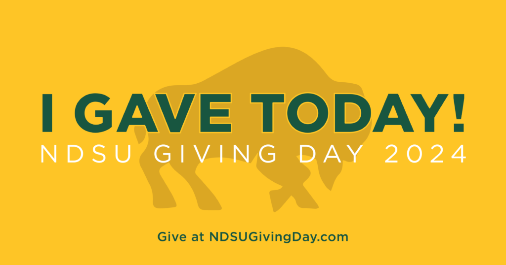 Graphic: I Gave Today! | NDSU Giving Day 2024