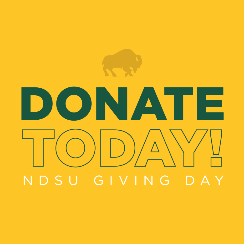 Graphic: Donate Today! | NDSU Giving Day