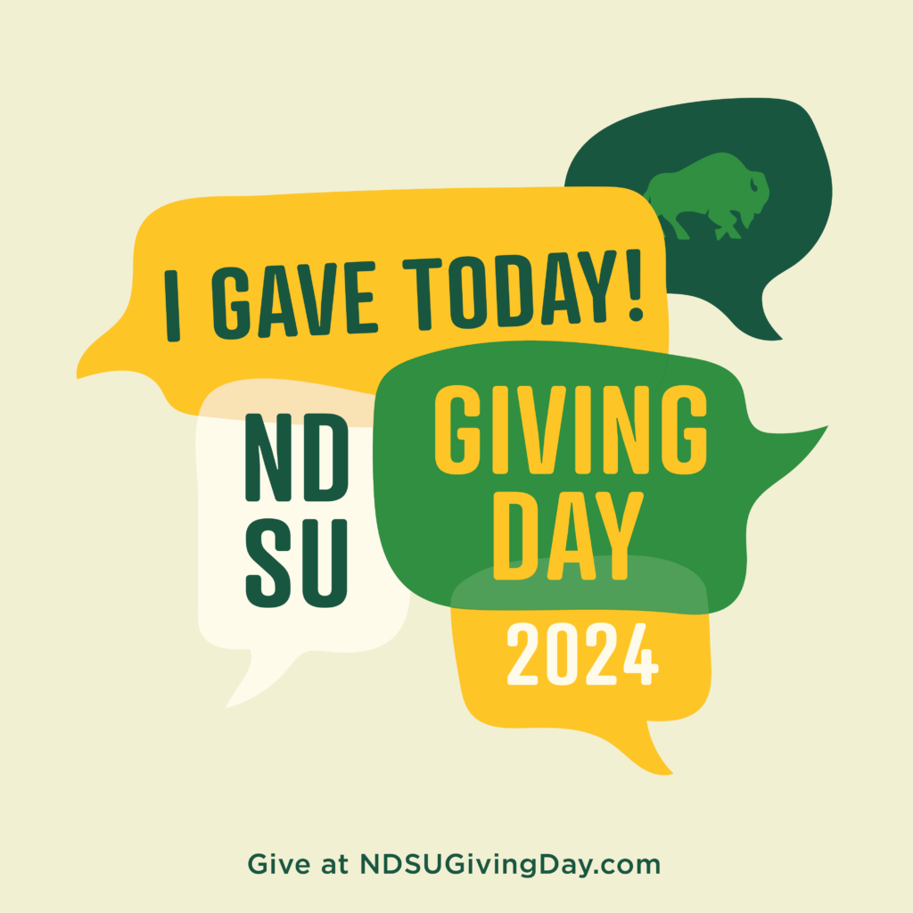 Graphic: I Gave Today! | NDSU Giving Day 2024