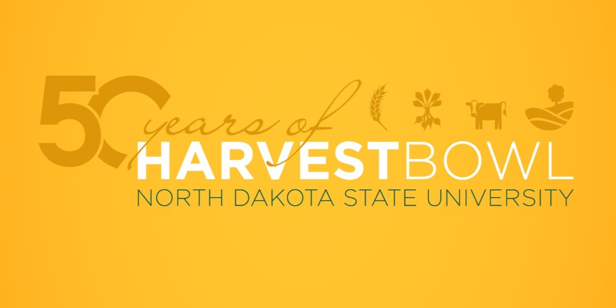 Banner: 50 Years of Harvest Bowl | North Dakota State University