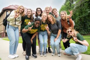 Students at NDSU support Giving Day
