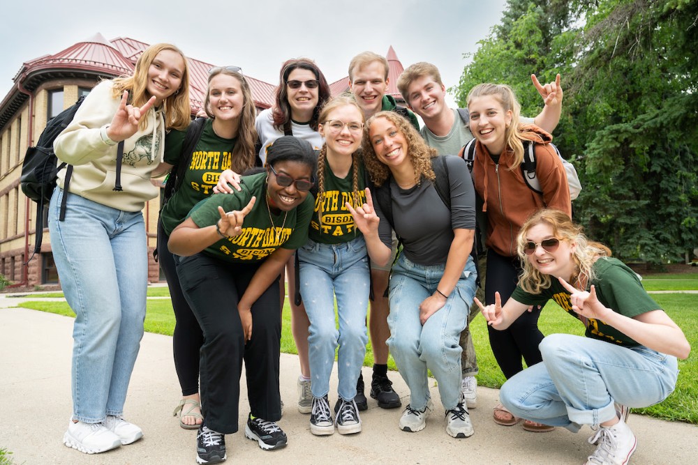 Students at NDSU support Giving Day