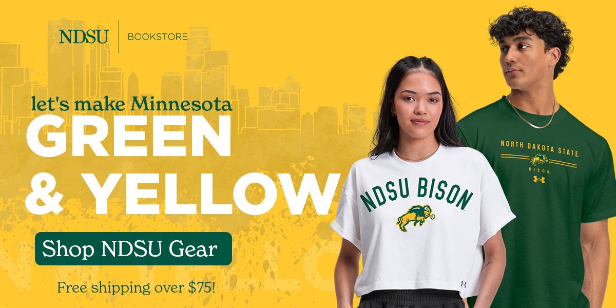 NDSU Bookstore | Let's make Minnesota Green and Yellow | Shop NDSU Gear