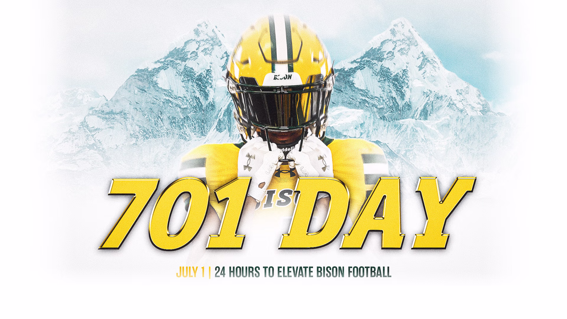 24 Hours to elevate Bison Football on 701 Day, July 1st.