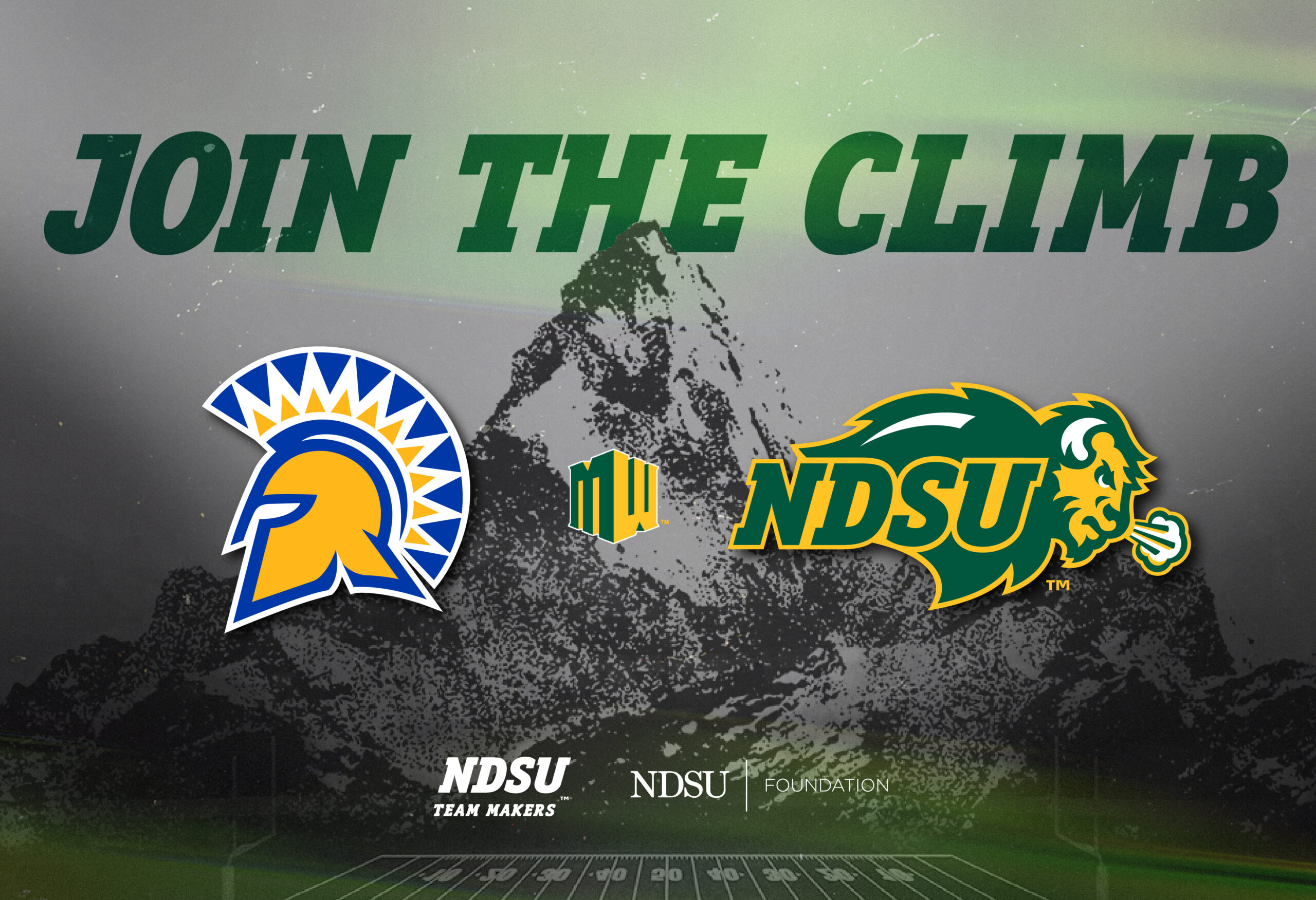 Promotional graphic for the Bison Takeover in San Jose, California.